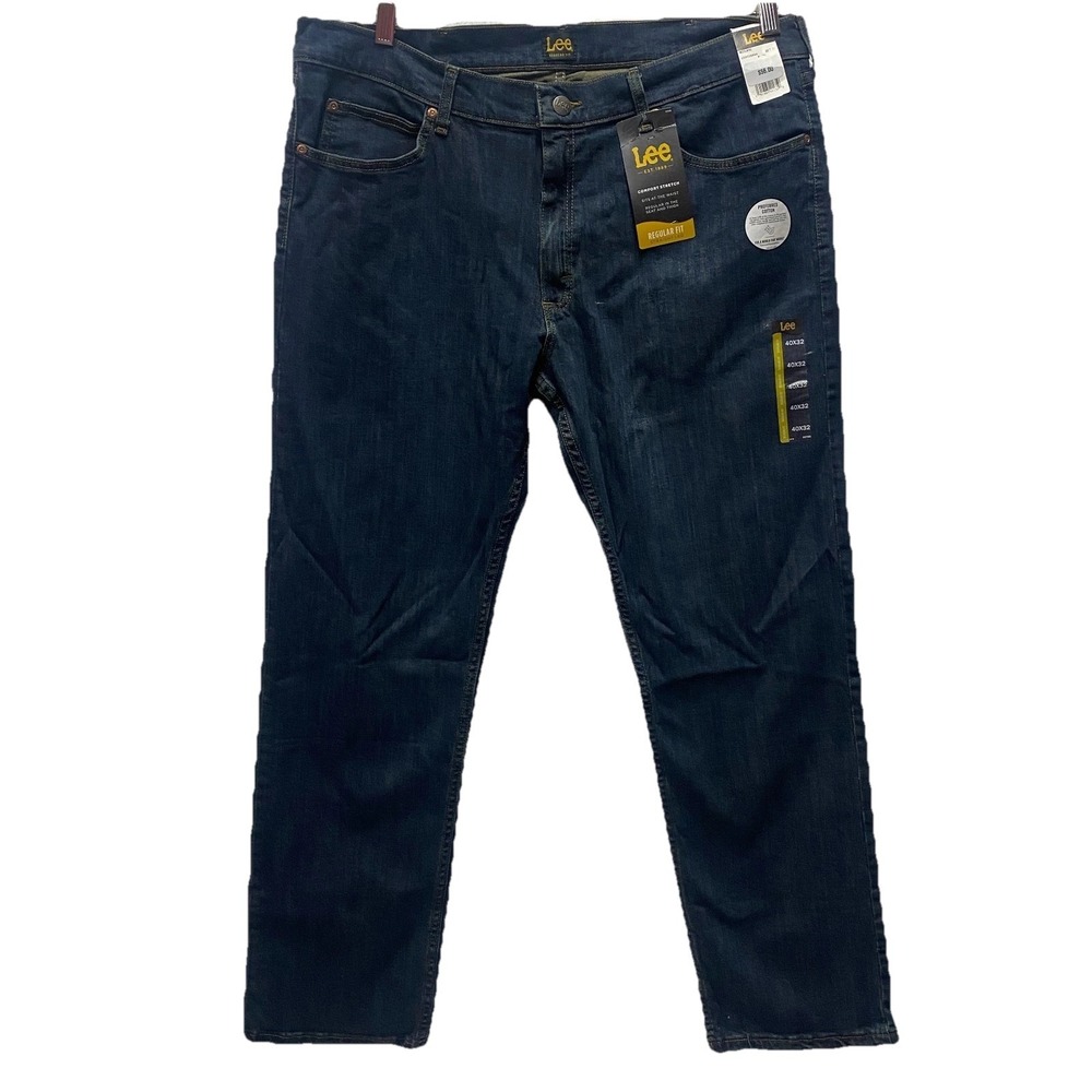 Lee Legendary Jeans Mens 40 X 32 Blue Regular Fit Straight Leg Cowboy 2028944